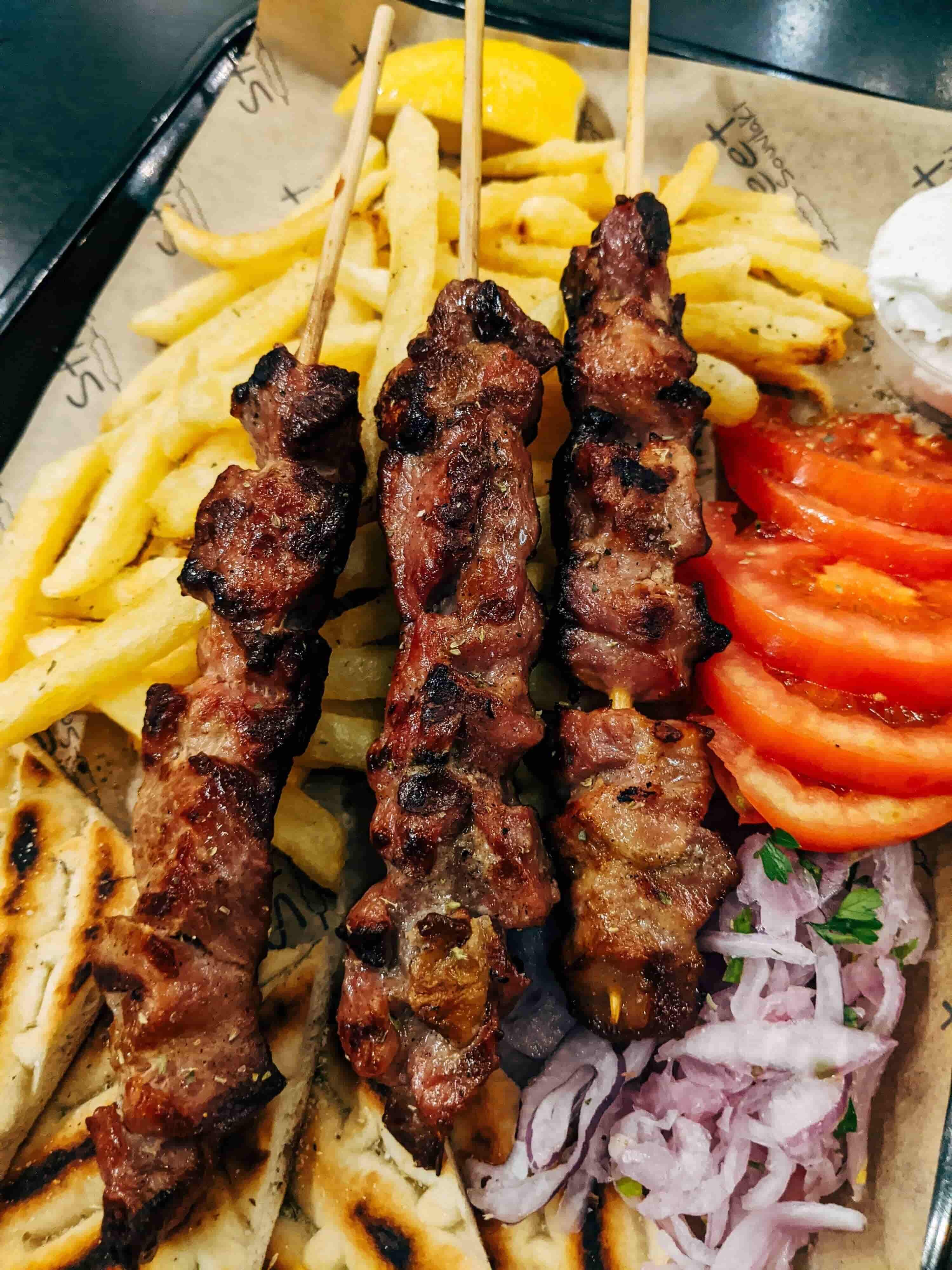 Kebab on Bread